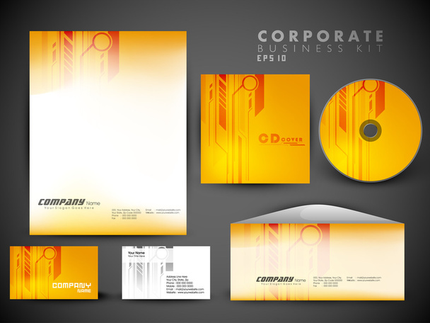 Professional corporate identity kit or business kit for your bus - Vecteur, image
