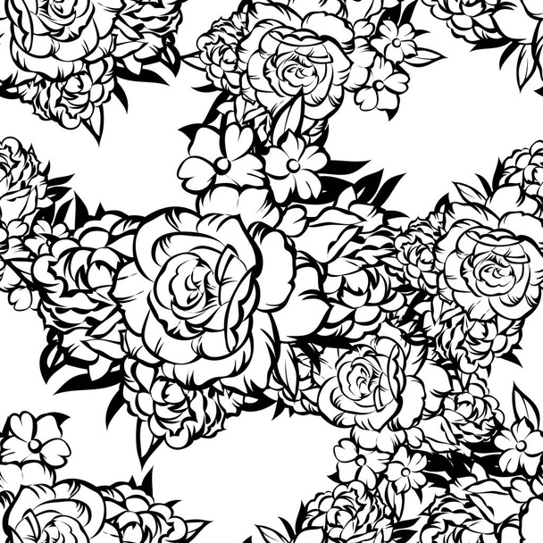 Seamless floral pattern - Vektor, kép