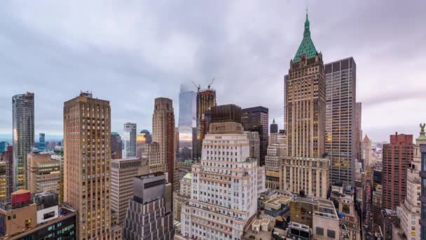 Нью-Йорк Сити финансовый район - Кадры, видео