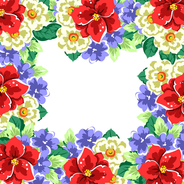 Tender floral invitation card - Вектор, зображення