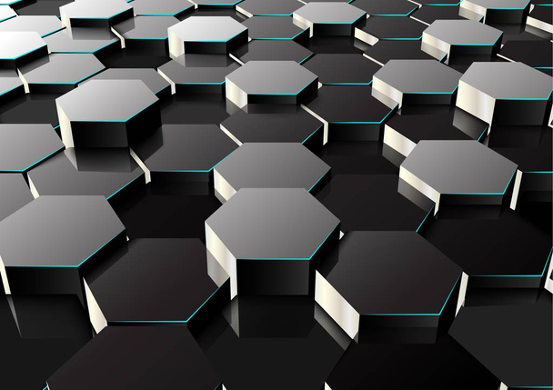 Perspective fond hexagonal
 - Vecteur, image