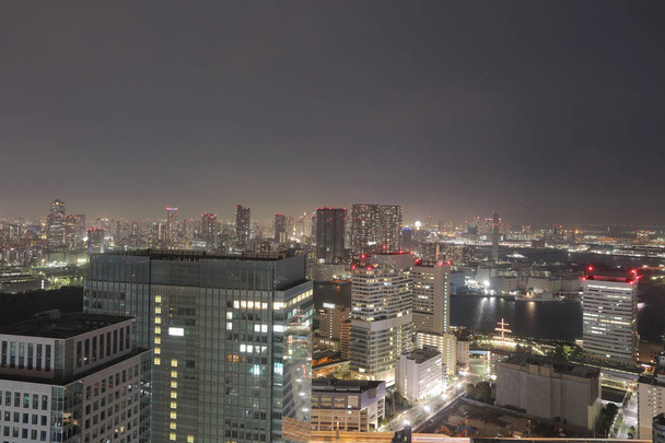 Południowej Tokio skyline widziany z World Trade Center - Zdjęcie, obraz