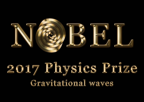 Fal grawitacyjnych Nagroda Nobla 2017 fizyki - Zdjęcie, obraz
