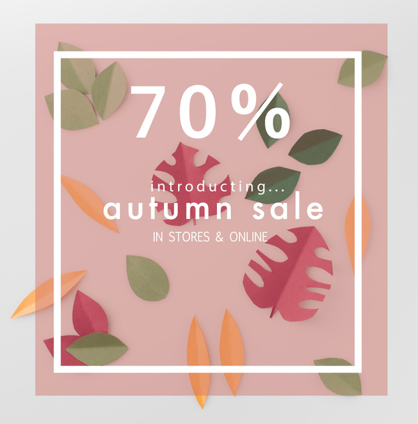 autumn sale concept - Photo, Image