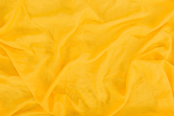gele linnen textuur - Foto, afbeelding