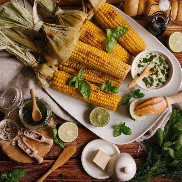 Cooked boiled corn - Photo, Image
