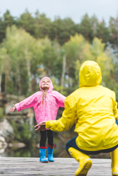 happy child in raincoat - Photo, Image