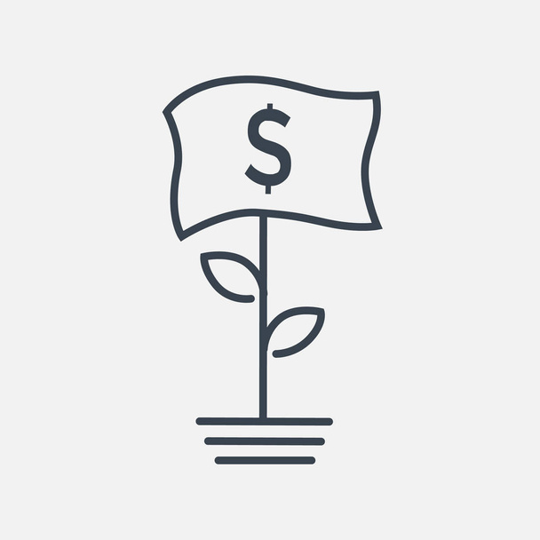 Money Tree icon - Vector, Image