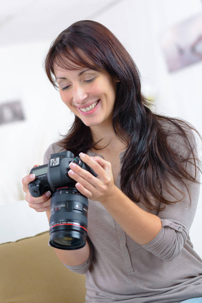 female photographer and female - Zdjęcie, obraz