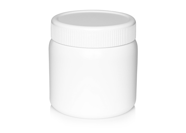 White medical container - Foto, imagen