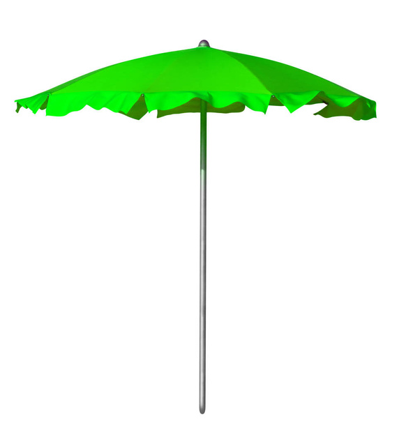Beach umbrella - green - Photo, Image