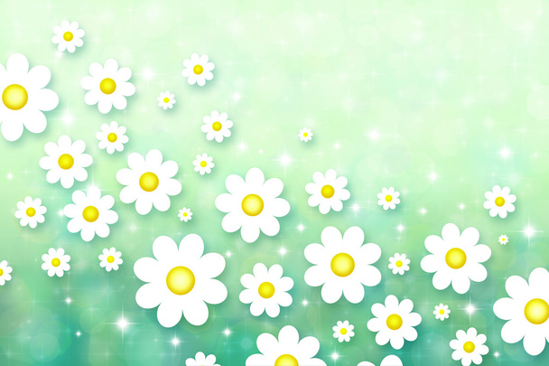 Spring background with chamomiles - Φωτογραφία, εικόνα