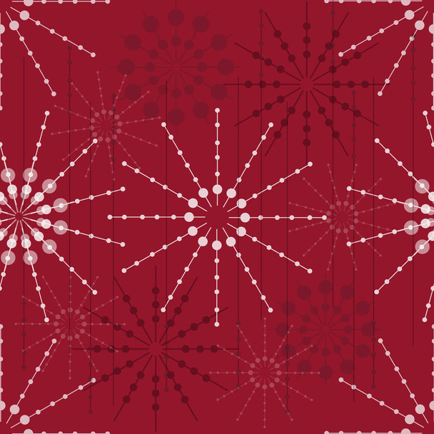 fondo patrón de copo de nieve abstracto sin costuras
 - Vector, imagen