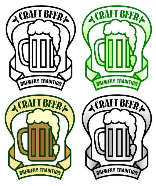 Plantilla Logotype para fiesta de cerveza
. - Vector, imagen