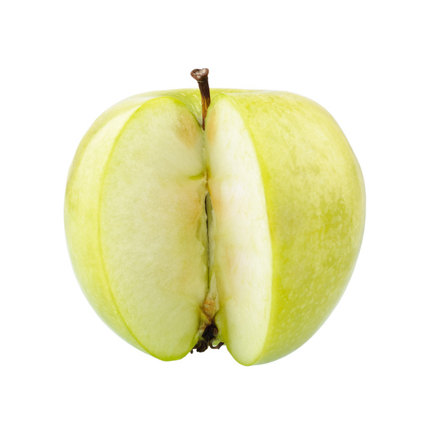 Grüner Apfel in Scheiben geschnitten - Foto, Bild