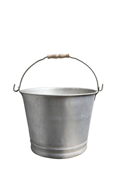 starý plechový kbelík - Fotografie, Obrázek