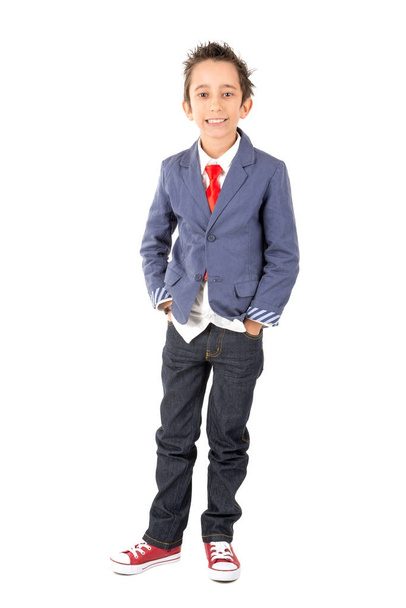 Fashionable young boy - Foto, Imagen