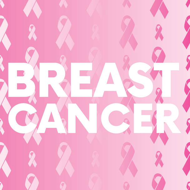 Een verzameling van kant en klare ontwerpen van banners, folders, affiches en prentbriefkaarten over het onderwerp "De stoppen van kanker van de borst". Vectorillustratie. Gezondheid, geneeskunde en vrouwen ziekten. - Vector, afbeelding