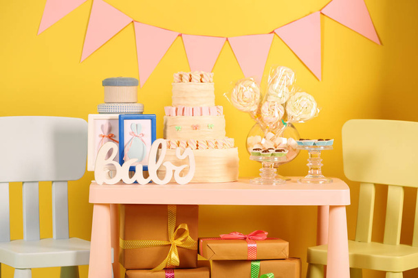 Gifts for baby shower party  - Valokuva, kuva