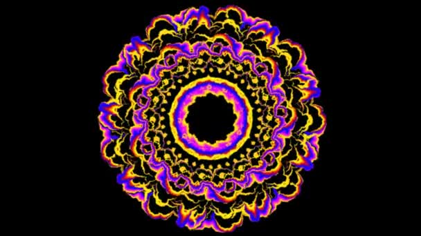 abstraktes rotierendes Mandala   - Filmmaterial, Video