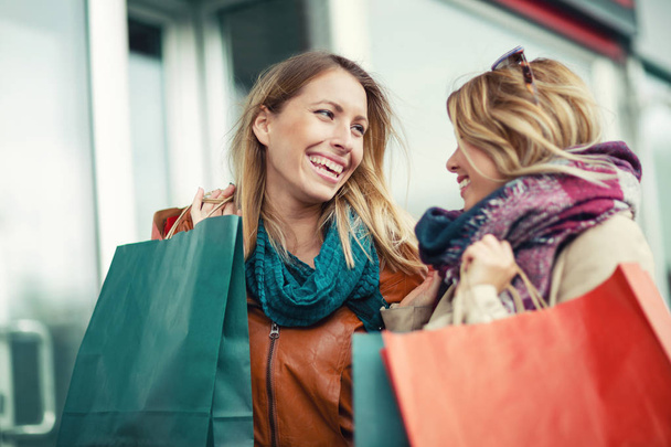 Ženy těší, nakupování - Fotografie, Obrázek