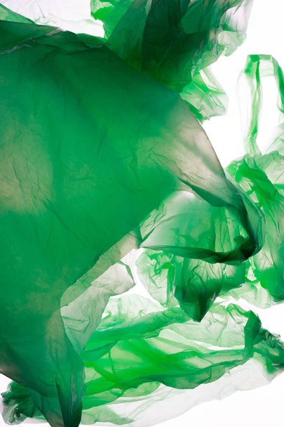 green plastic bags - Photo, Image