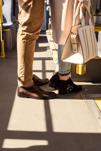couple in public transport - Zdjęcie, obraz