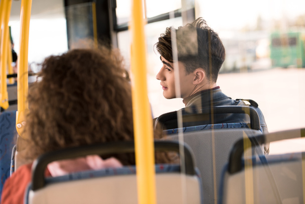 young people in bus - Fotoğraf, Görsel