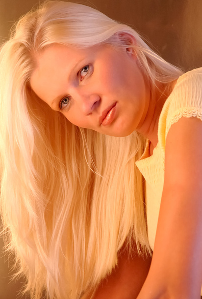 Blonde Beauty Portrait - Foto, imagen