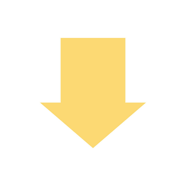モダンなフラット スタイルの矢印のポインター。矢印ボタンは、白い背景で隔離。Web デザイン、サイト、アプリの Ui のためのシンボル. - ベクター画像