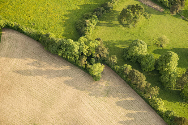 Aerial view of Buckinghamshire Landscape - Photo, Image