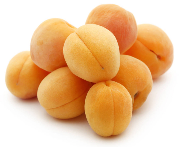 Closeup of fresh apricots - Photo, Image