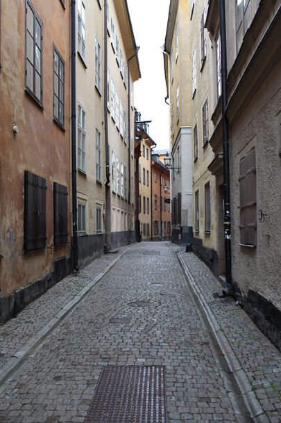 τοπίο με δρόμο στην παλιά πόλη - Φωτογραφία, εικόνα