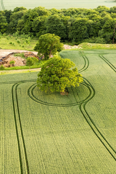 Vue aérienne du paysage du Buckinghamshire
 - Photo, image
