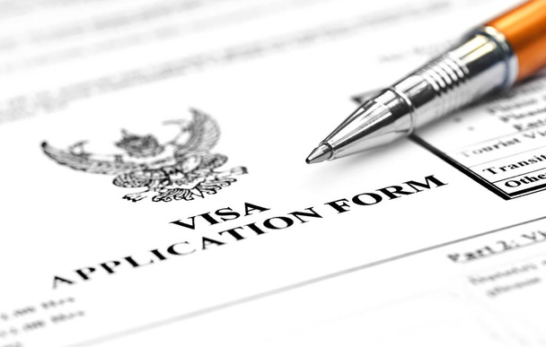 Formularz wniosku wizowego - Zdjęcie, obraz