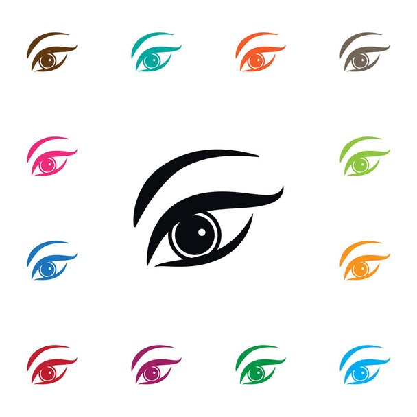 isolierte Augenlidsymbole. Augenvektorelement kann für Augen-, Augenlid-, Augendesign-Konzept verwendet werden. - Vektor, Bild