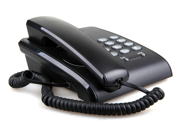 Telephone isolated on white - Photo, Image
