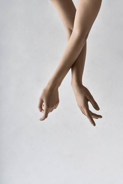 Closeup photo of female arms - Zdjęcie, obraz