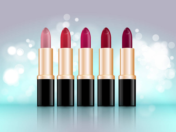 Vector Lipstick Package Design - Vector, afbeelding