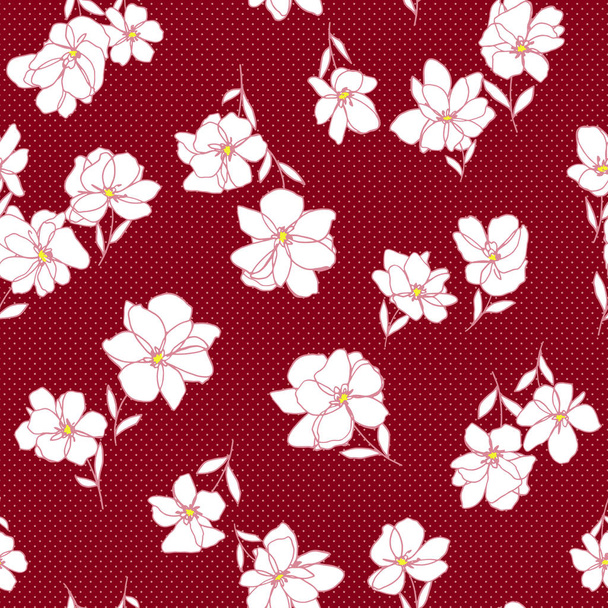 Abstract flower pattern - Vecteur, image