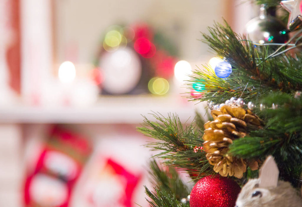 Christmas tree with gifts - Zdjęcie, obraz