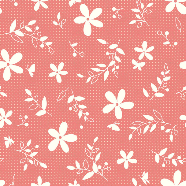 Abstract flower pattern - Vector, imagen