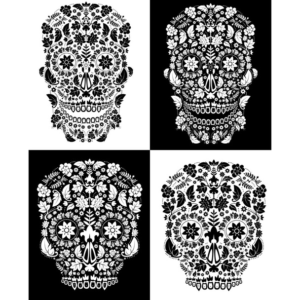 Day of the dead skull collection - ベクター画像