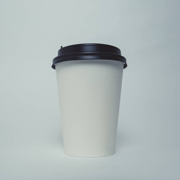Paper cup with cap - Fotó, kép