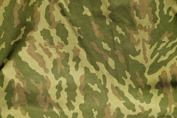 Modèle uniforme de camouflage militaire vert et marron
. - Photo, image