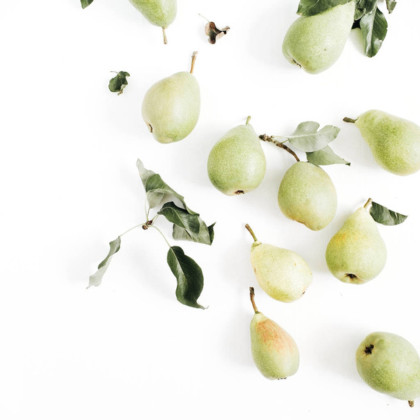 Minimaalinen päärynät hedelmät ja lehdet kuvio
 - Valokuva, kuva