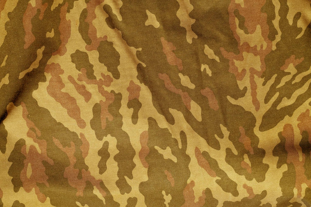Oranje getinte uniform patroon van de militaire camouflage. - Foto, afbeelding