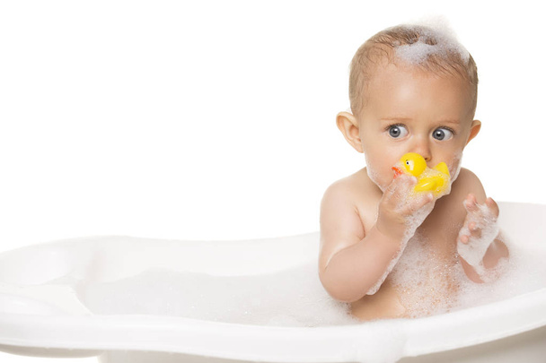 Cute baby bath - Photo, Image