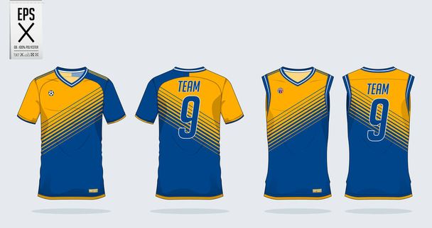 Tshirt Sport Mockup Template Design For Soccer Jersey Football Kit Tank Top  For Basketball Jersey And
