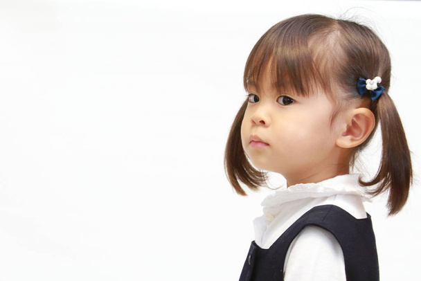 Japanese girl in formal wear (2 years old) (profile) - Photo, Image